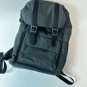 Sleek charcoal backpack for work or play!